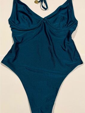 Kulani Kinis Underwire One-Piece Swimsuit – Cenote – Size Small – NWOT 🧜‍♀️